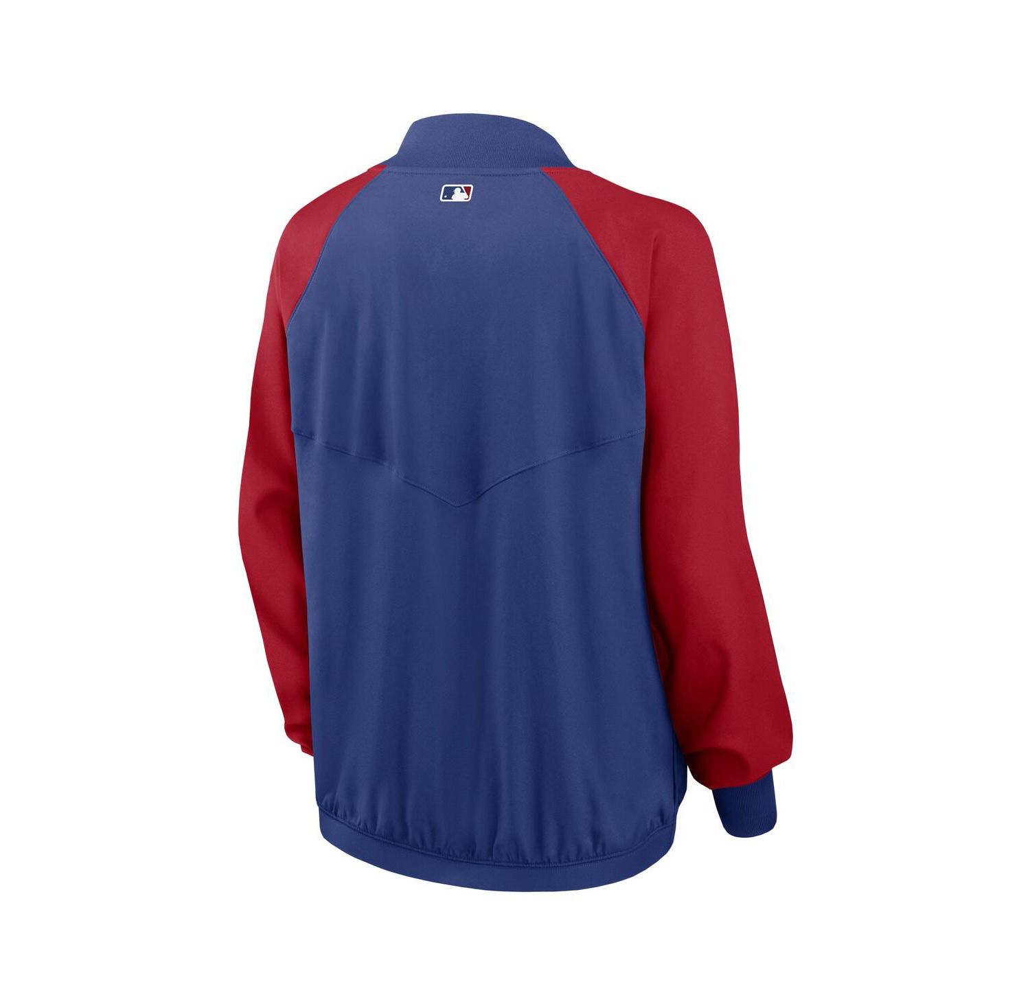 Women's Royal Chicago Cubs Authentic Collection Team Raglan Performance Full-Zip Jacket