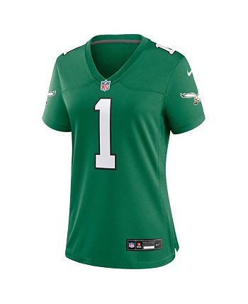 Men's Eagles Kelly Green Alternate Gold Jersey - All Stitched
