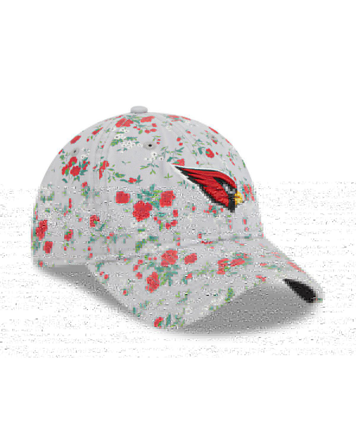 Shop New Era Women's  Gray Arizona Cardinals Bouquet 9twenty Adjustable Hat