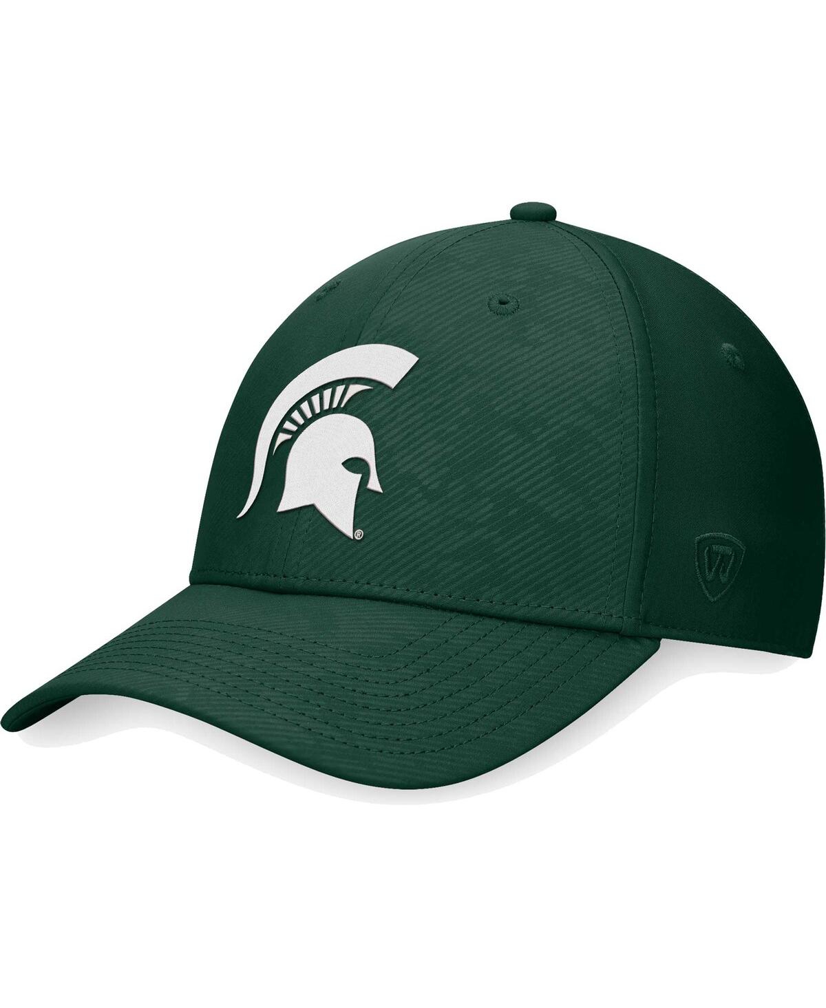Men's Top of the WorldMichigan State Spartans Deluxe Flex Hat - Green