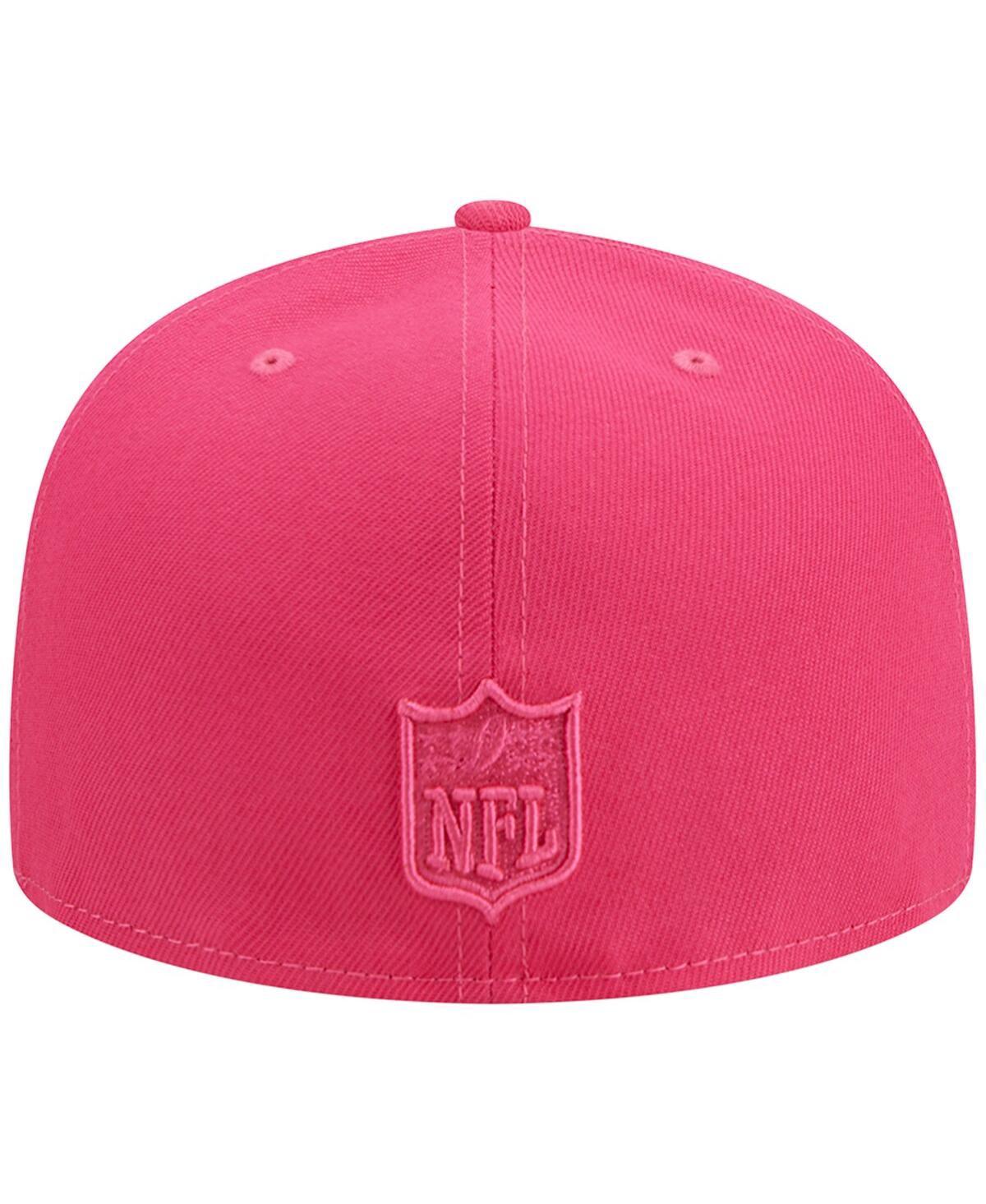 Shop New Era Men's  Pink Pittsburgh Steelers Color Pack 59fifty Fitted Hat