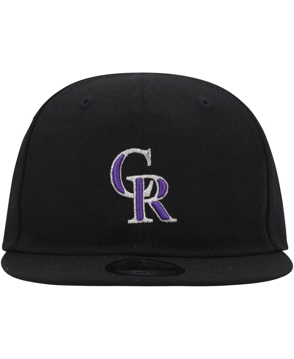 Shop New Era Infant Boys And Girls  Black Colorado Rockies My First 9fifty Adjustable Hat