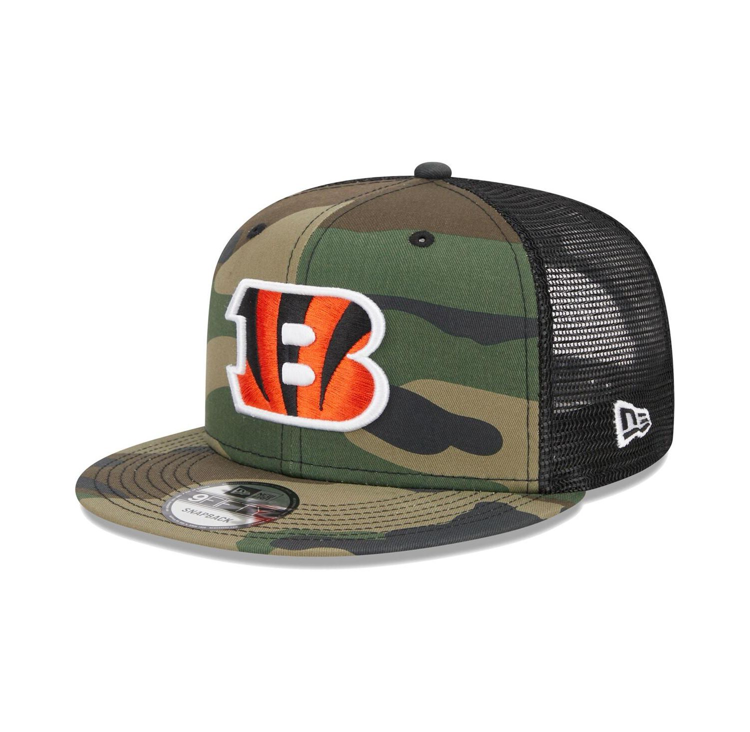 Men's Camo Cincinnati Bengals Main Trucker 9FIFTY Snapback Hat