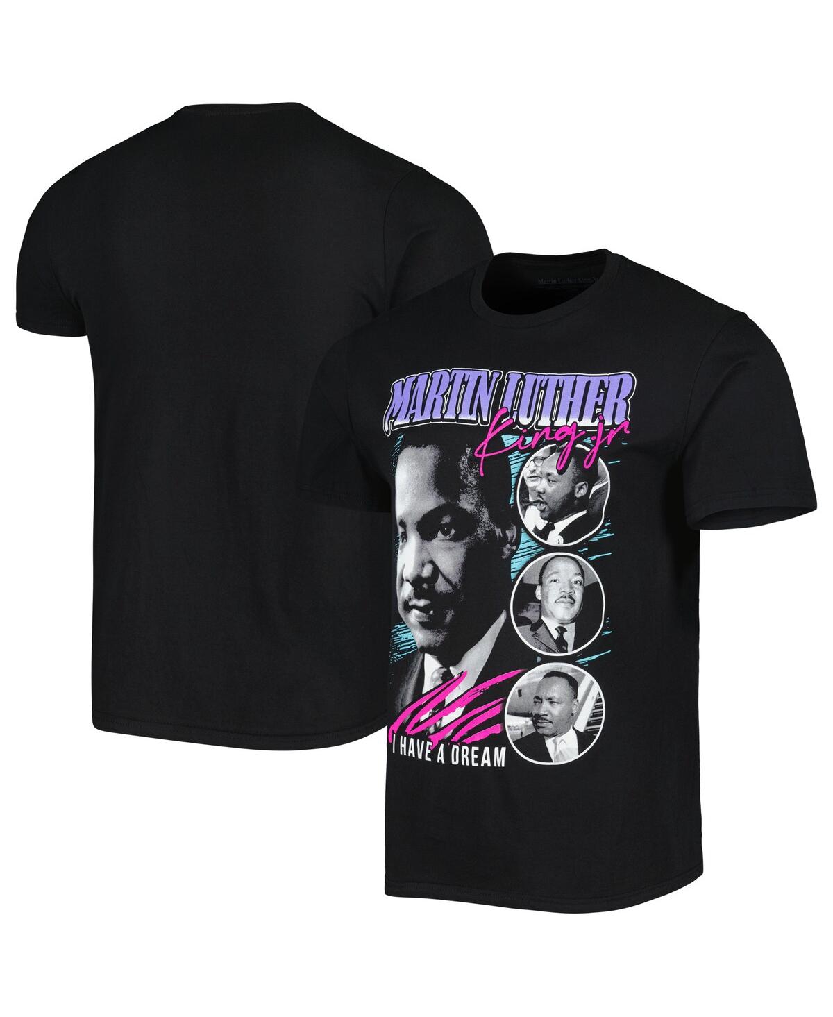 Men's and Women's Black Martin Luther King Jr. Graphic T-shirt - Black