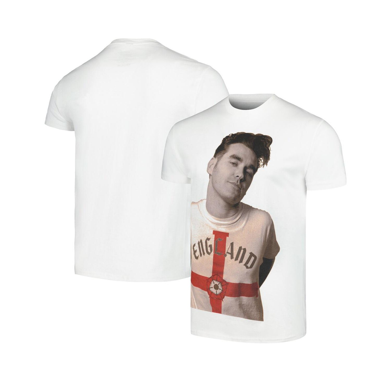 Men's White Morrissey England T-shirt