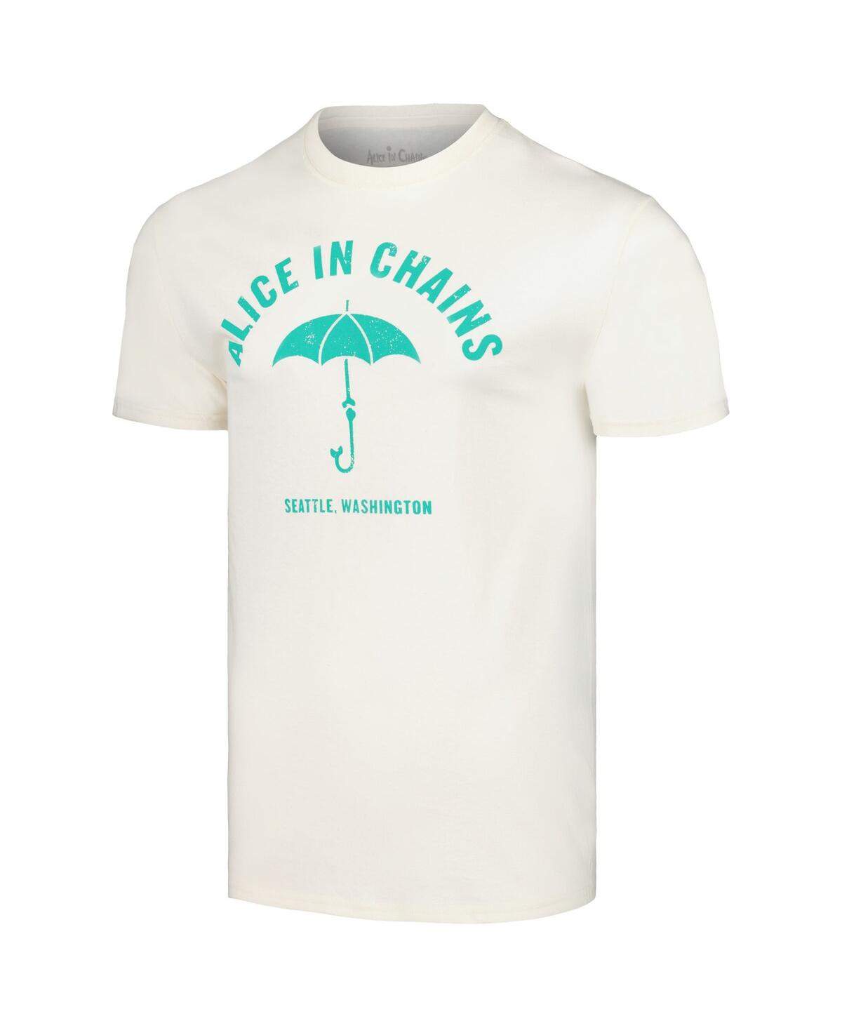 Shop Manhead Merch Men's Cream Alice In Chains Umbrella T-shirt