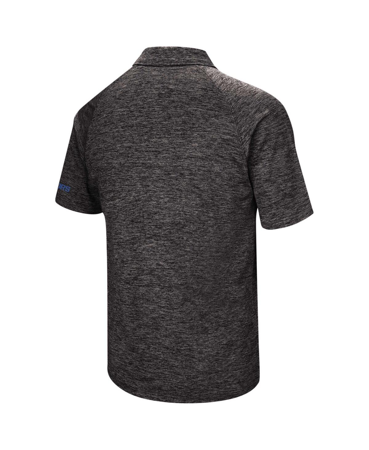 Colosseum Men's  Black Florida Gators Big And Tall Down Swing Polo Shirt In Black