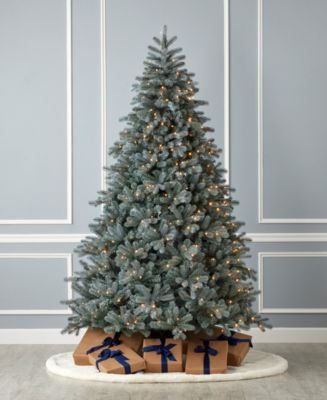 Seasonal Spruce 9' Pre-Lit PE Mixed PVC Tree with Metal Stand, 3680 ...