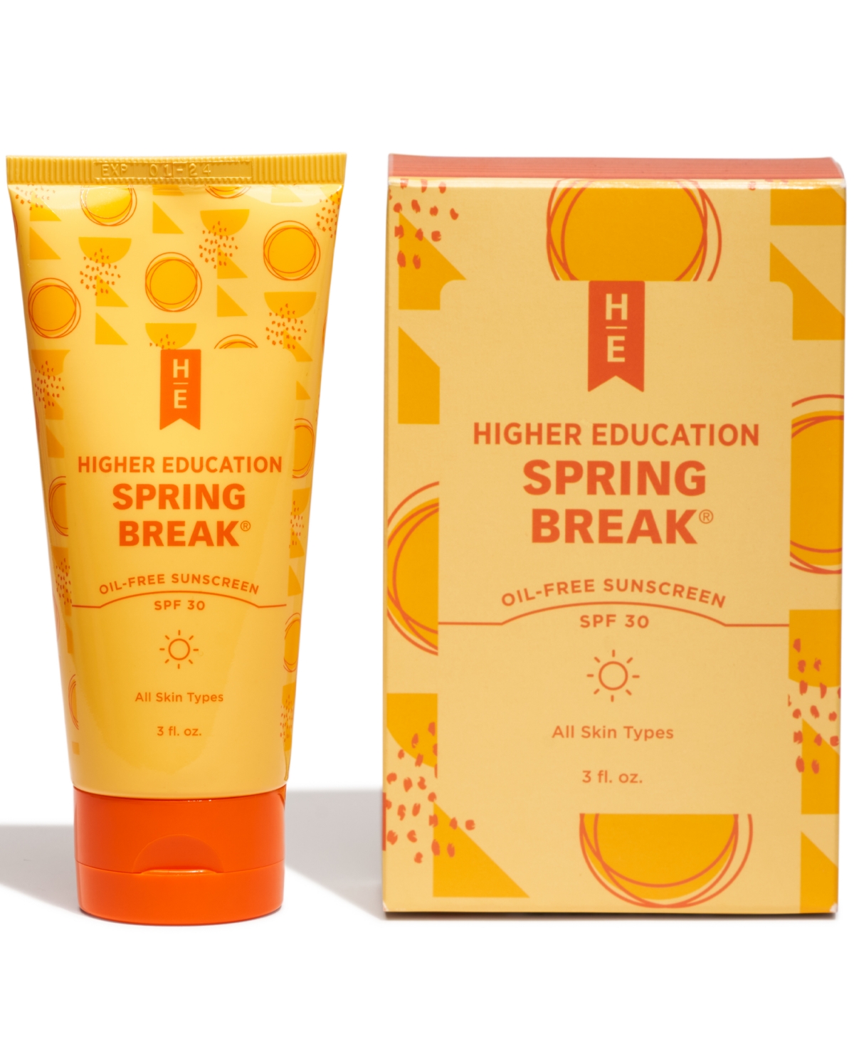 Spring Break Oil Free Sunscreen Spf 30, 3 fl. oz.