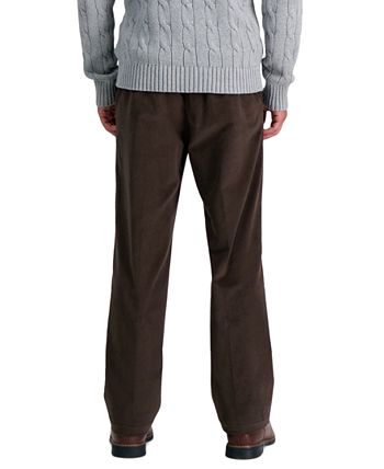 Haggar Men's Classic-Fit Stretch Corduroy Pants - Macy's