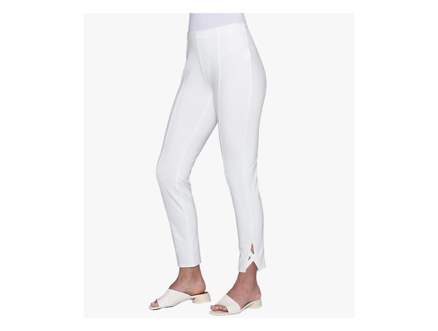 Женские леггинсы Stella Carakasi Stretchy Pull On Criss cross Ankle, цвет: Мягкий белый — фото 1
