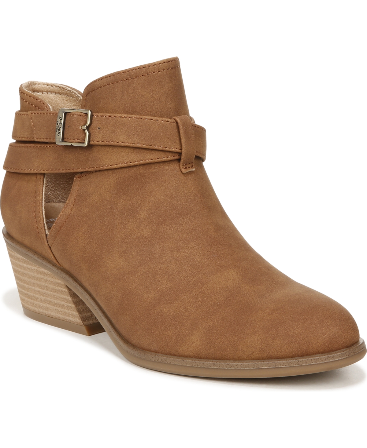 Dr. Scholl's Women's Literally Booties In Honey Brown Faux Leather