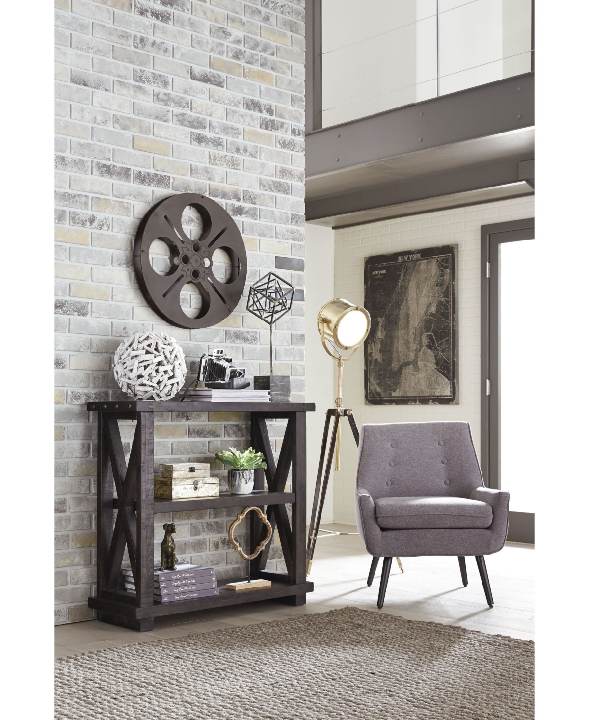 Macy's Yosemite 36" Wood Bookshelf In Cafe
