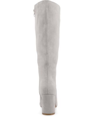 Women's Ameylia Wide Width Extra Wide Calf Block Heel Knee High Boots