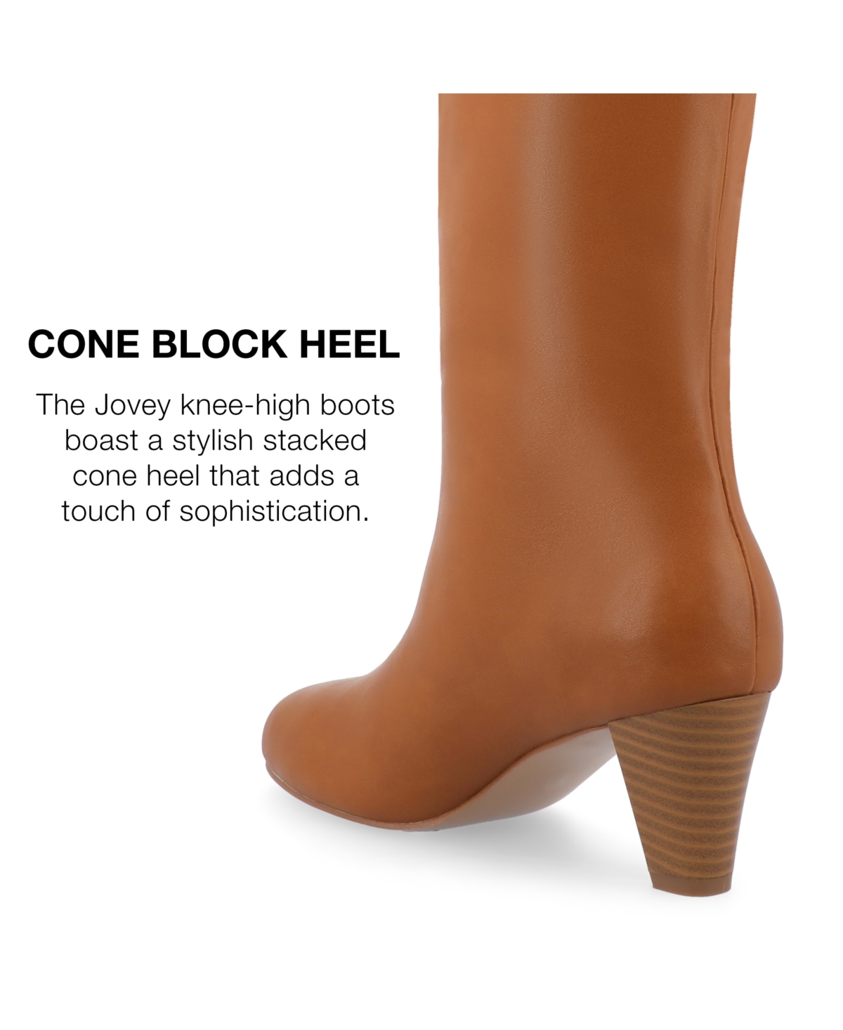 Journee Collection Women's Jovey Kitten Heel Tall Boots