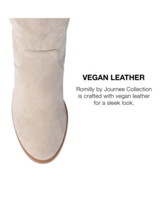 Women's Romilly Wide Width Extra Wide Calf Round Toe Block Heel Knee High Boots