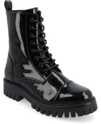 Women's Aaley Lace Up Lug Combat Bootie