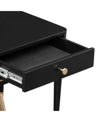 1 Piece Wood 1 Drawer Nightstand