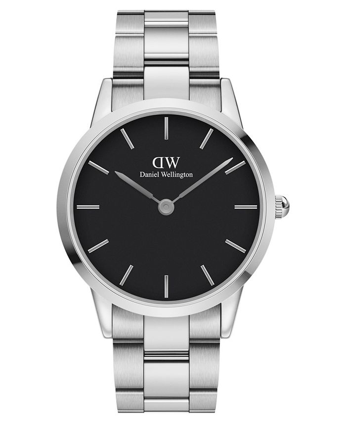 Daniel Wellington Men's Iconic Link Silver-Tone Stainless Steel