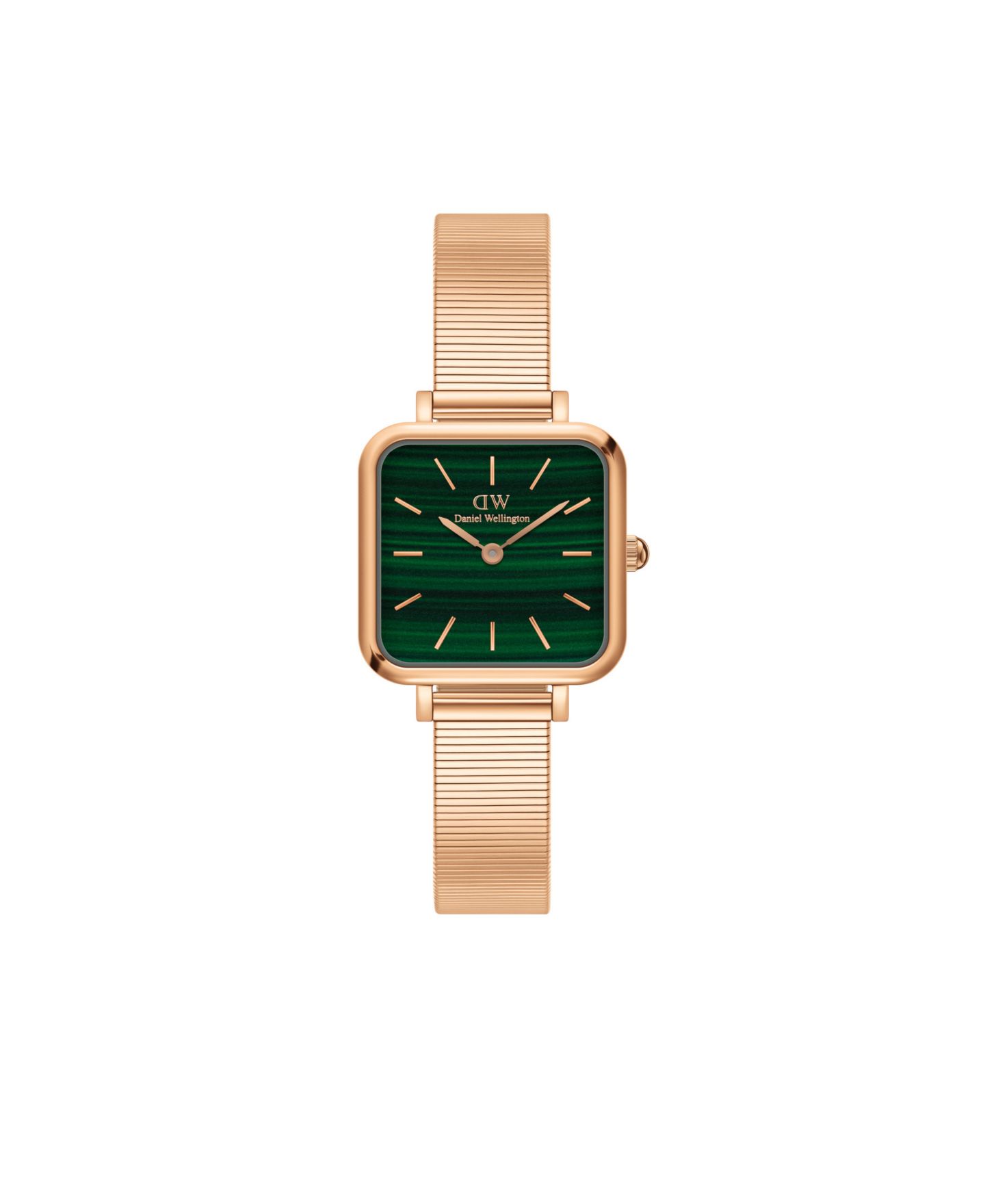 Женские часы Daniel Wellington Quadro Studio 23K Rose Gold PVD Plated Stainless Steel Watch 22 x 22mm — фото 1