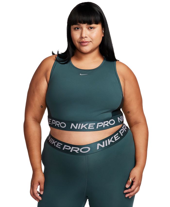 Nike Plus Size Dri FIT Cropped Tank Top Macy s