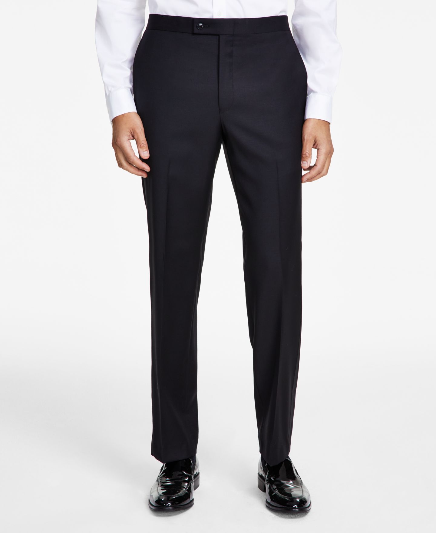 Мужские брюки Michael Kors Classic-Fit Stretch Tuxedo, цвет: Чёрный — фото 2
