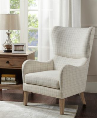 Arianna Fabric Swoop Wing Chair