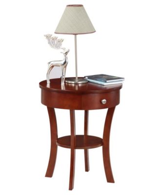 20" Rubber wood Classic Accents End Table