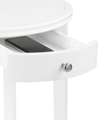 18.25" Rubber wood AH Baldwin End Table