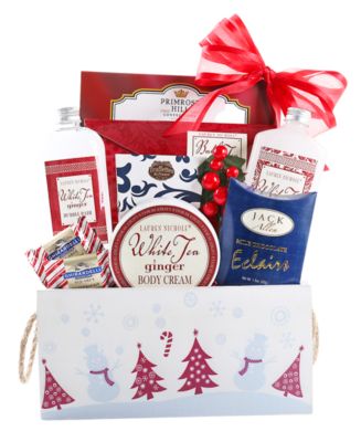Alder Creek Gift Baskets Holiday White Tea and Ginger Winter Escape ...