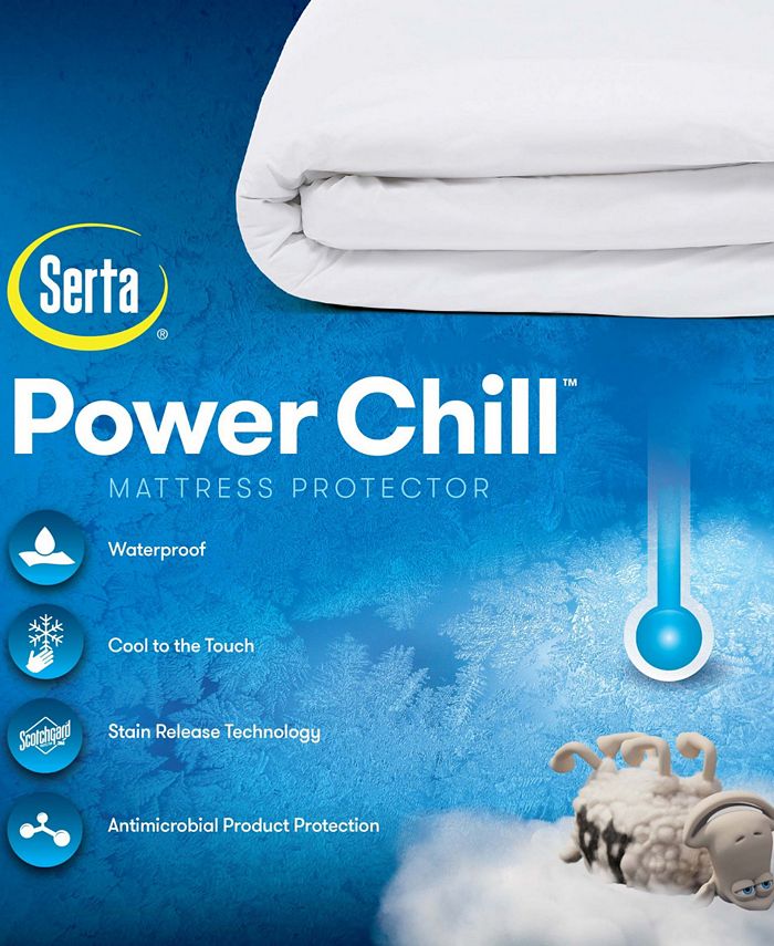 Serta Power Chill Ultra Mattress Protector, Queen - Macy's