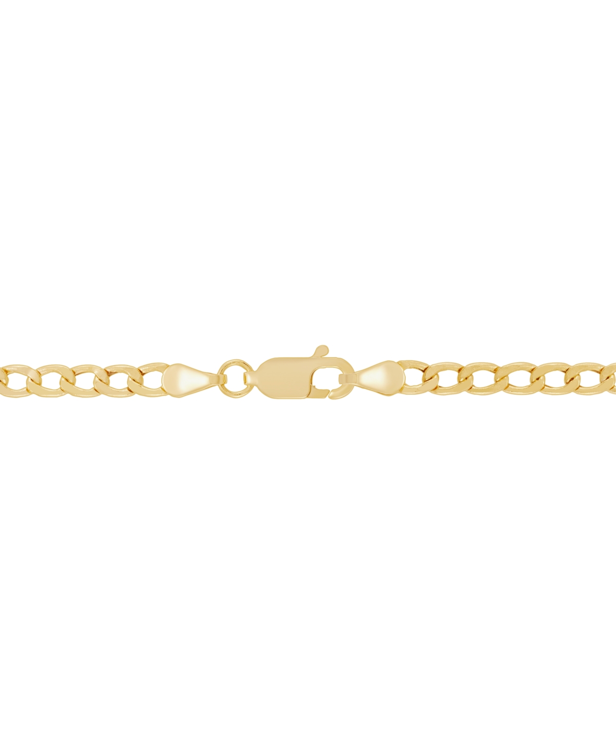 ItalianChildren's Curb Link Chain Necklace in 14k Gold, 14