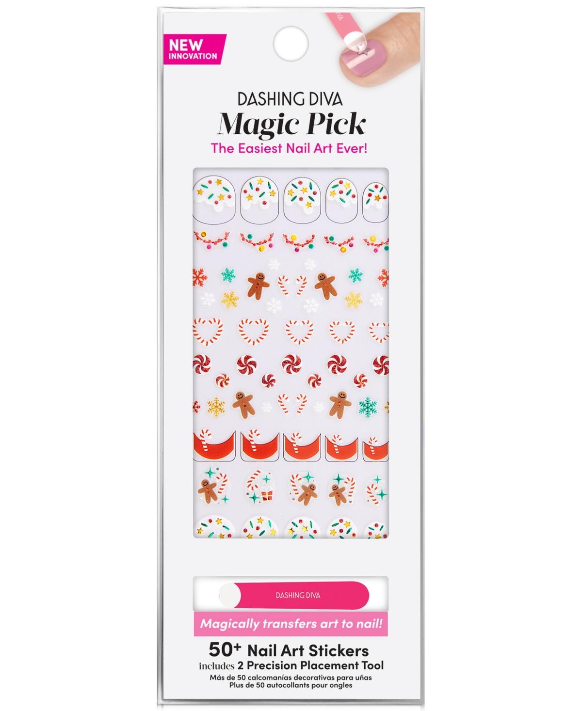 Magic Pick 3D Nail Art Stickers - Sweet Treats - Multi