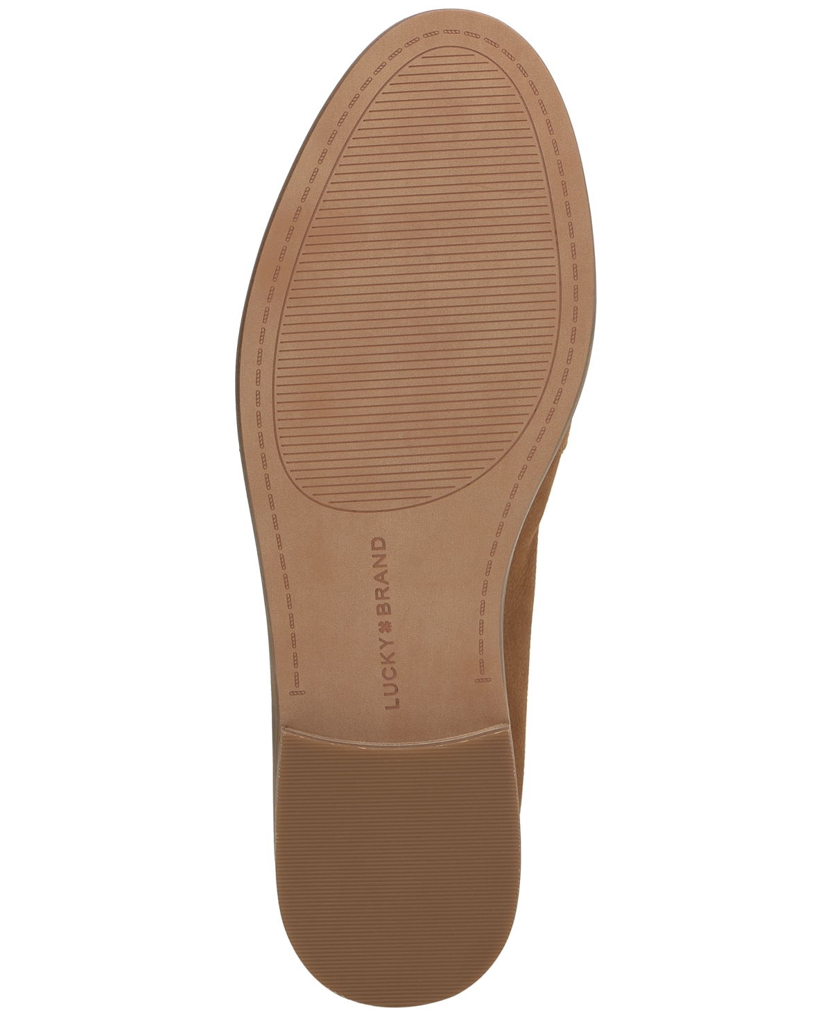 Shop Lucky Brand Women's Parmin Flat Penny Loafers In Cannellini Leather