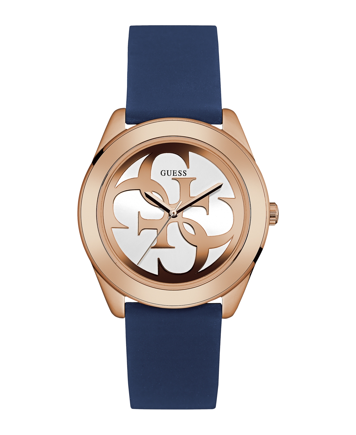 Guess Women's Analog Blue Silicone Watch 40mm