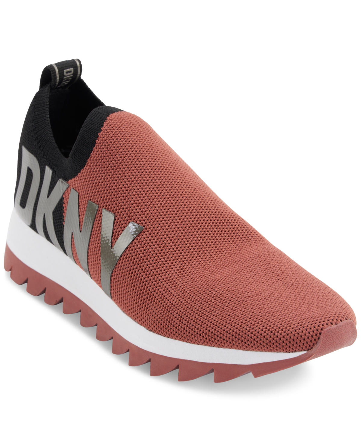 Dkny Women's Azer Slip-on Fashion Platform Sneakers In Brick