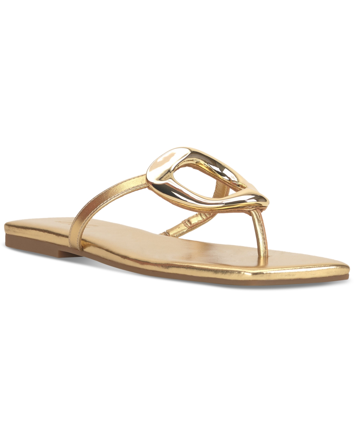 Inc International Concepts Women's Yadira Flat Sandals, Created For Macy's In Gold