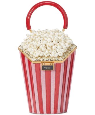 kate spade new york - What's Popping Embellished Suede and Patent Leather 3D Popcorn Top Handle Crossbody