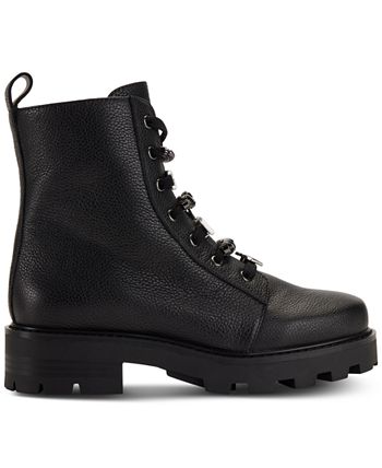 Karl lagerfeld combat boots hotsell