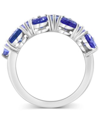 EFFY&reg; Tanzanite Trillion Ring (2-1/20 ct. t.w.) in Sterling Silver