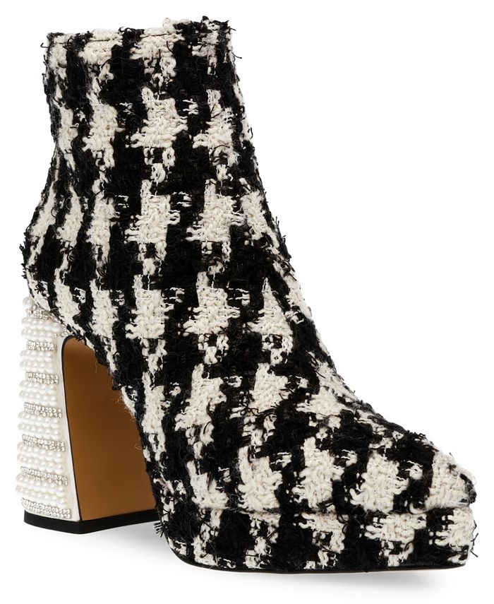 Betsey Johnson Women s Raylan Platform with Rhinestone Heel Bootie