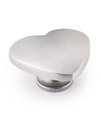 The Cellar - Heart Finial Silver-Tone Knob