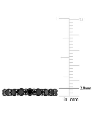 Black Diamond Eternity Band (2 ct. t.w.) in 14k White Gold