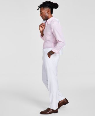 Tayion Collection - Men's Classic-Fit Solid Suit Separate Pants