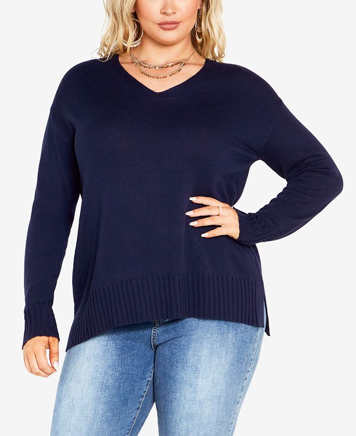 Clare V. Drop-Shoulder Sweater