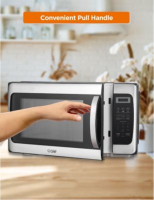 Stainless Steel 1.1 Cu Ft Microwave with 10 Power Levels