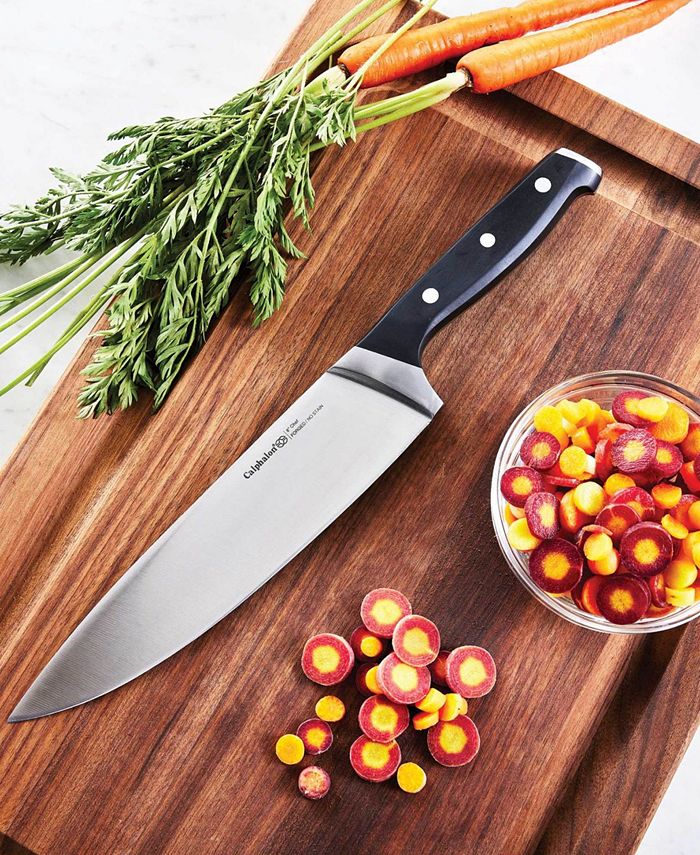 Calphalon Classic Stainless Steel MicrobialResistant SelfSharpening 15Piece Cutlery Set Macy's