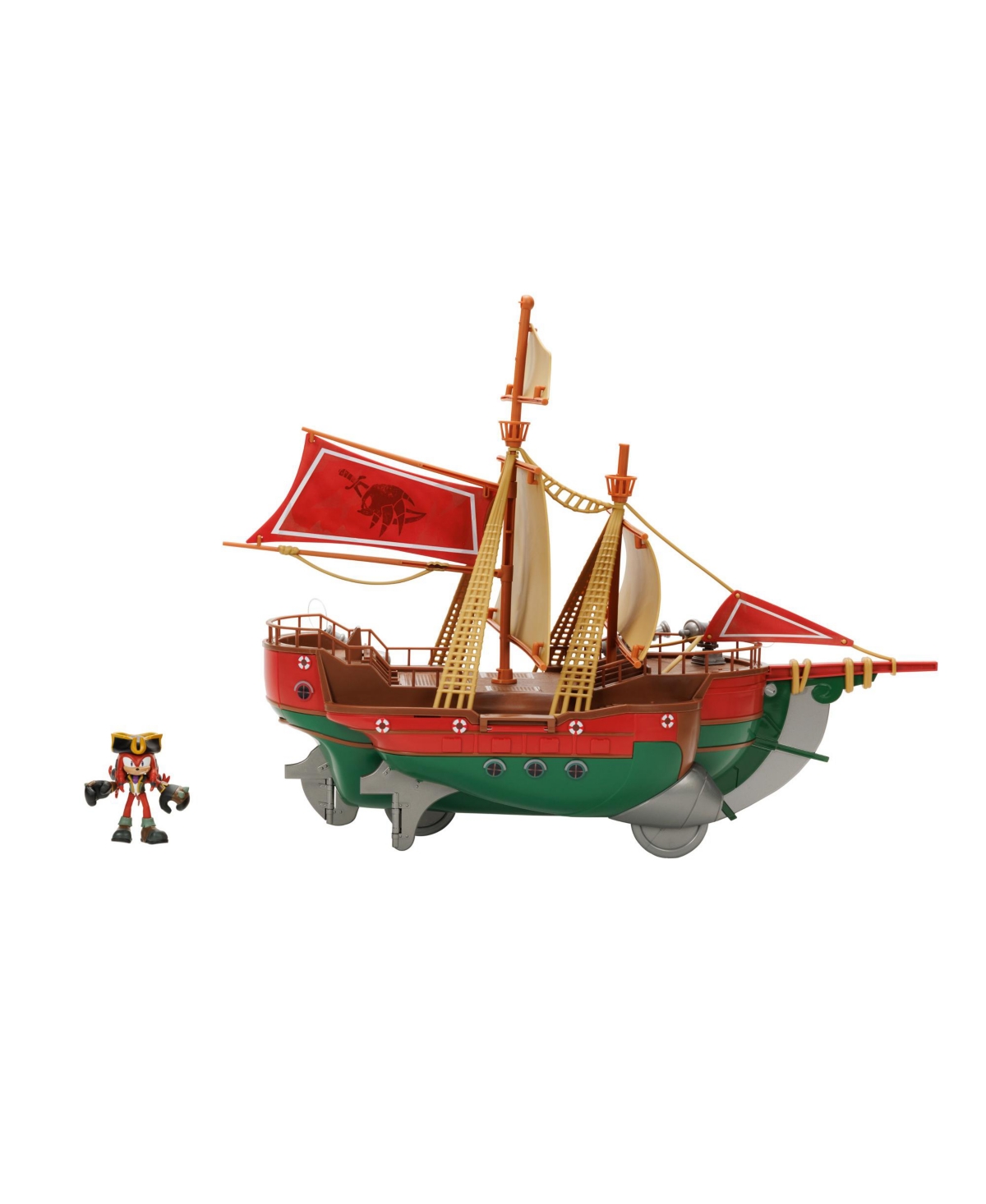 Sonic Prime 2.5" Playset Pirate Ship In Multi-color