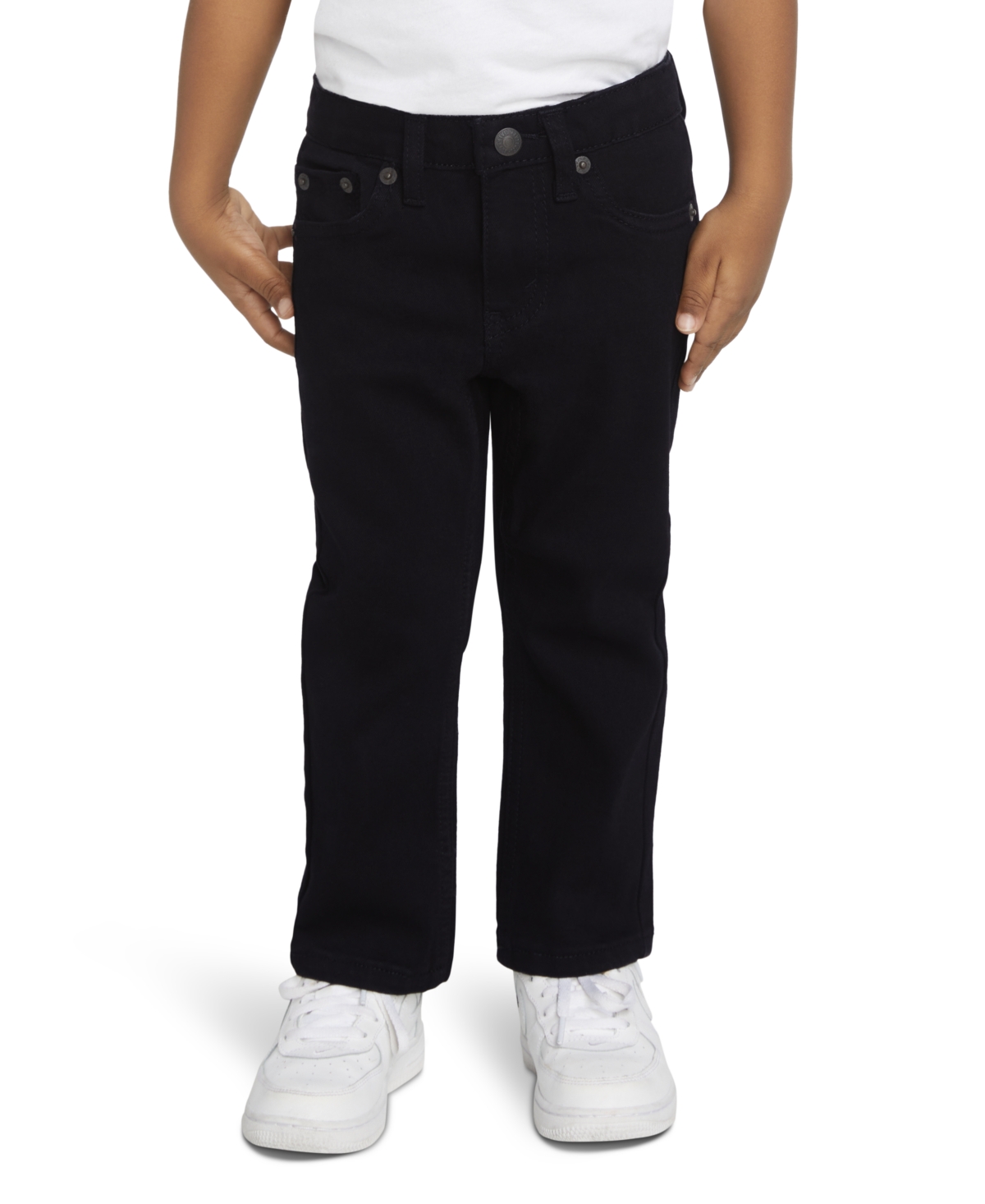 Shop Levi's Toddler Boys 510 Skinny Fit Everyday Stretch Performance Jeans In Black Stretch