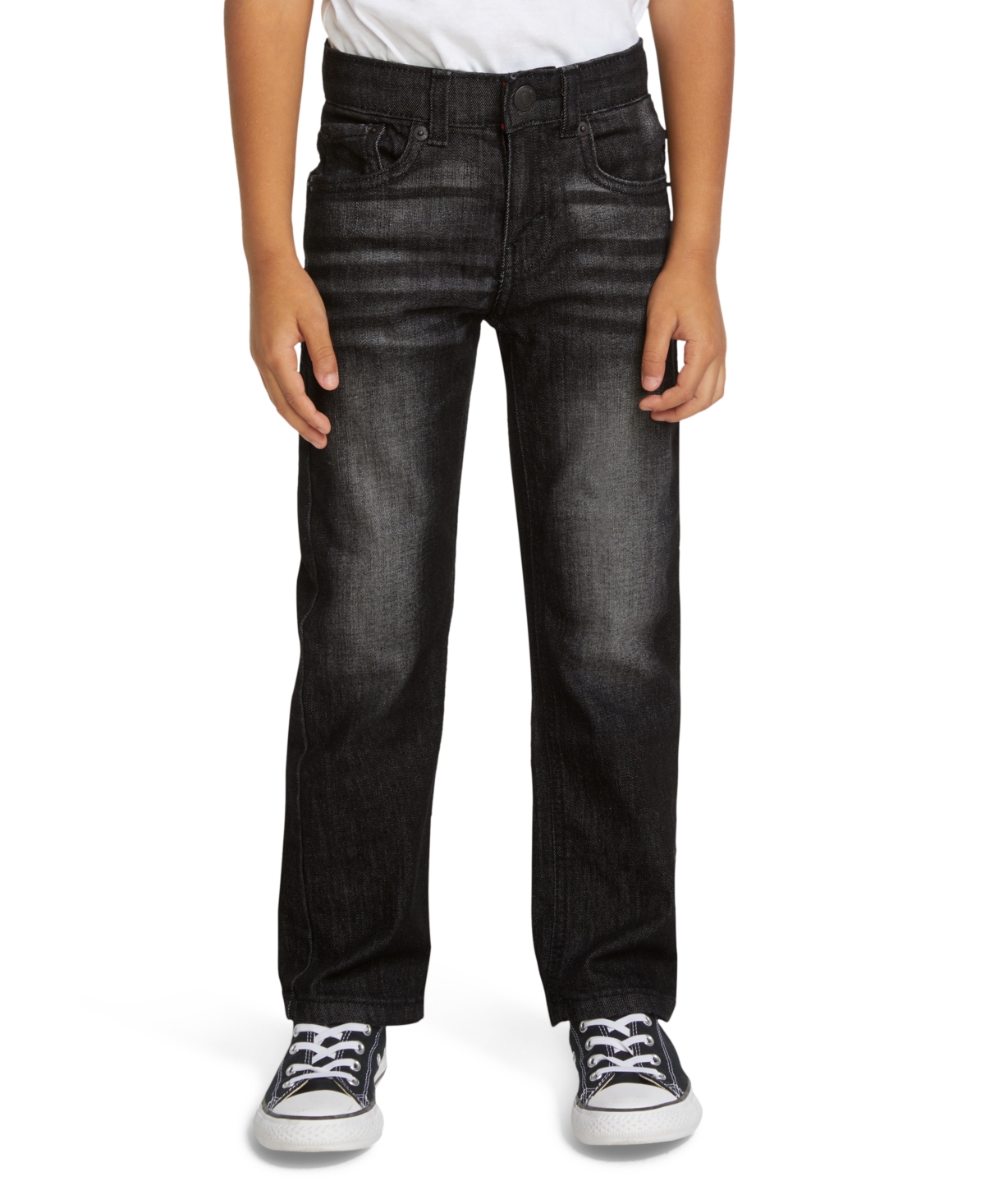 Levi's Kids' Little Boys 514 Straight Stretch Performance Jeans In Steady Rock